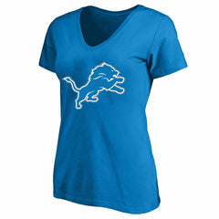 Amon-Ra St. Brown Detroit Lions Women's Plus Size Name & Number V-Neck T-Shirt - Blue - Fanatics
