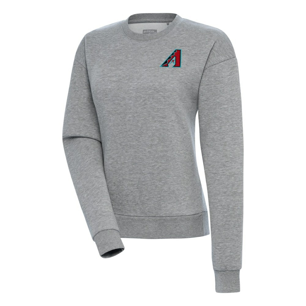 Arizona Diamondbacks Antigua Women's  Victory Crewneck Pullover Sweatshirt – Heather Gray Outlet