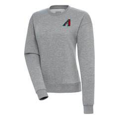 Arizona Diamondbacks Antigua Women's  Victory Crewneck Pullover Sweatshirt – Heather Gray Outlet