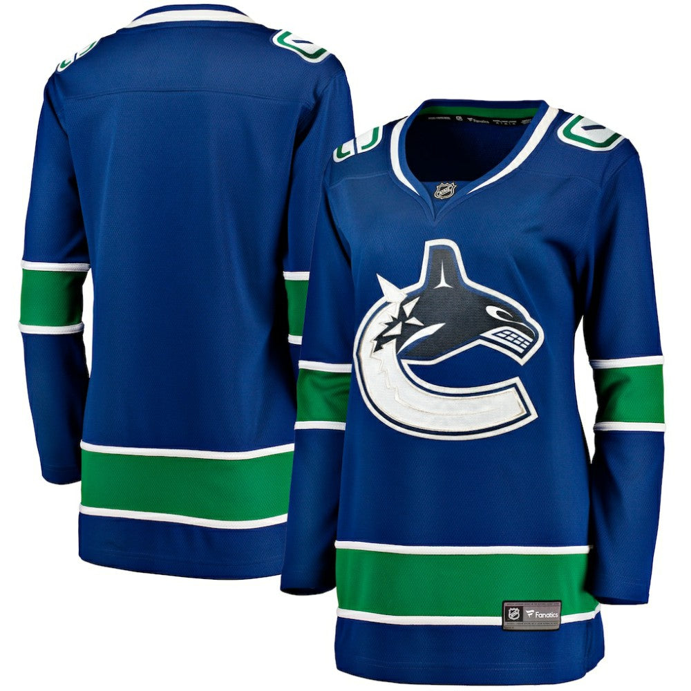 Vancouver Canucks Fanatics Women's Premier Breakaway Jersey - Blue | Fanatics Lifestyle
