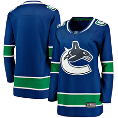 Vancouver Canucks Fanatics Women's Premier Breakaway Jersey - Blue | Fanatics Lifestyle
