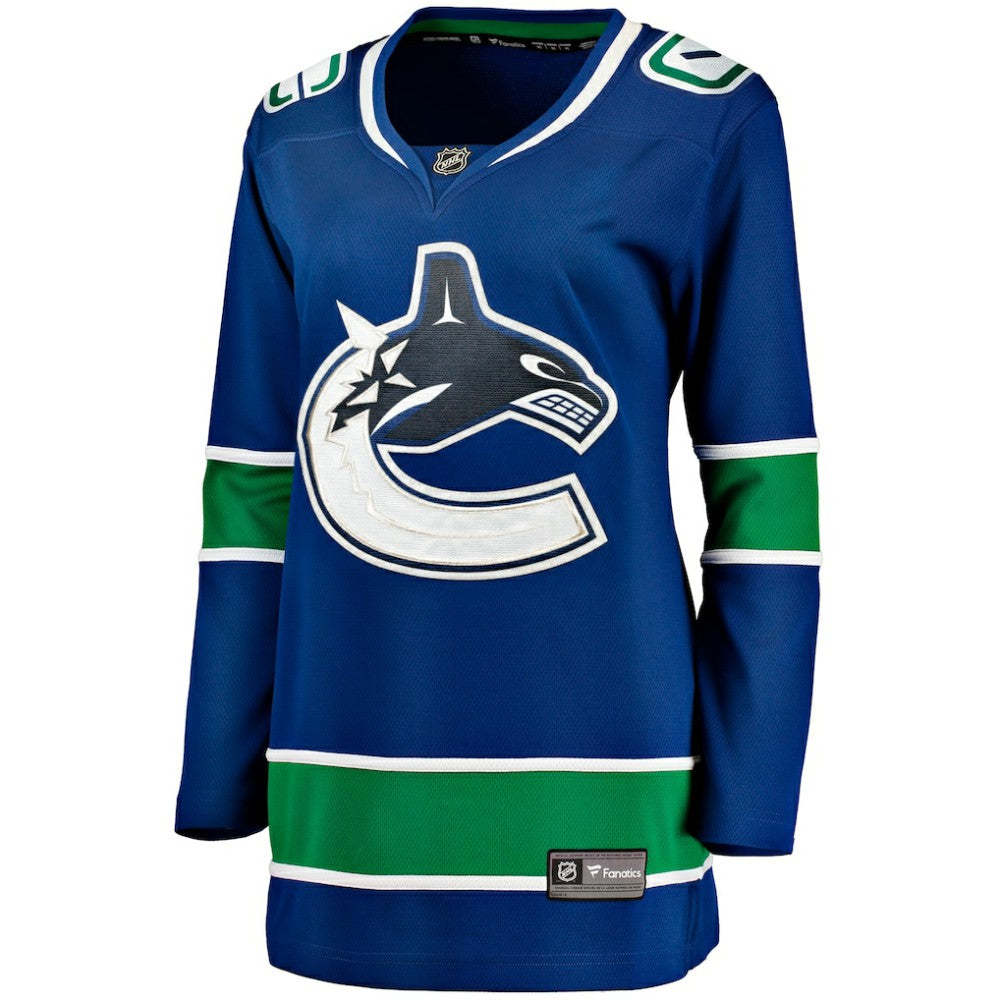 Vancouver Canucks Fanatics Women's Premier Breakaway Jersey - Blue | Fanatics Lifestyle