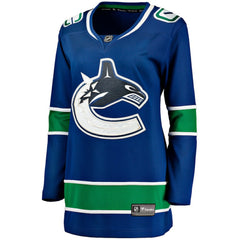 Vancouver Canucks Fanatics Women's Premier Breakaway Jersey - Blue | Fanatics Lifestyle
