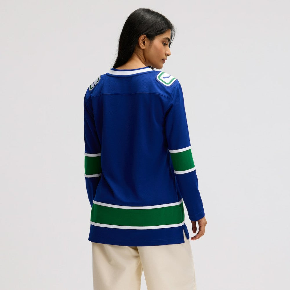 Vancouver Canucks Fanatics Women's Premier Breakaway Jersey - Blue | Fanatics Lifestyle