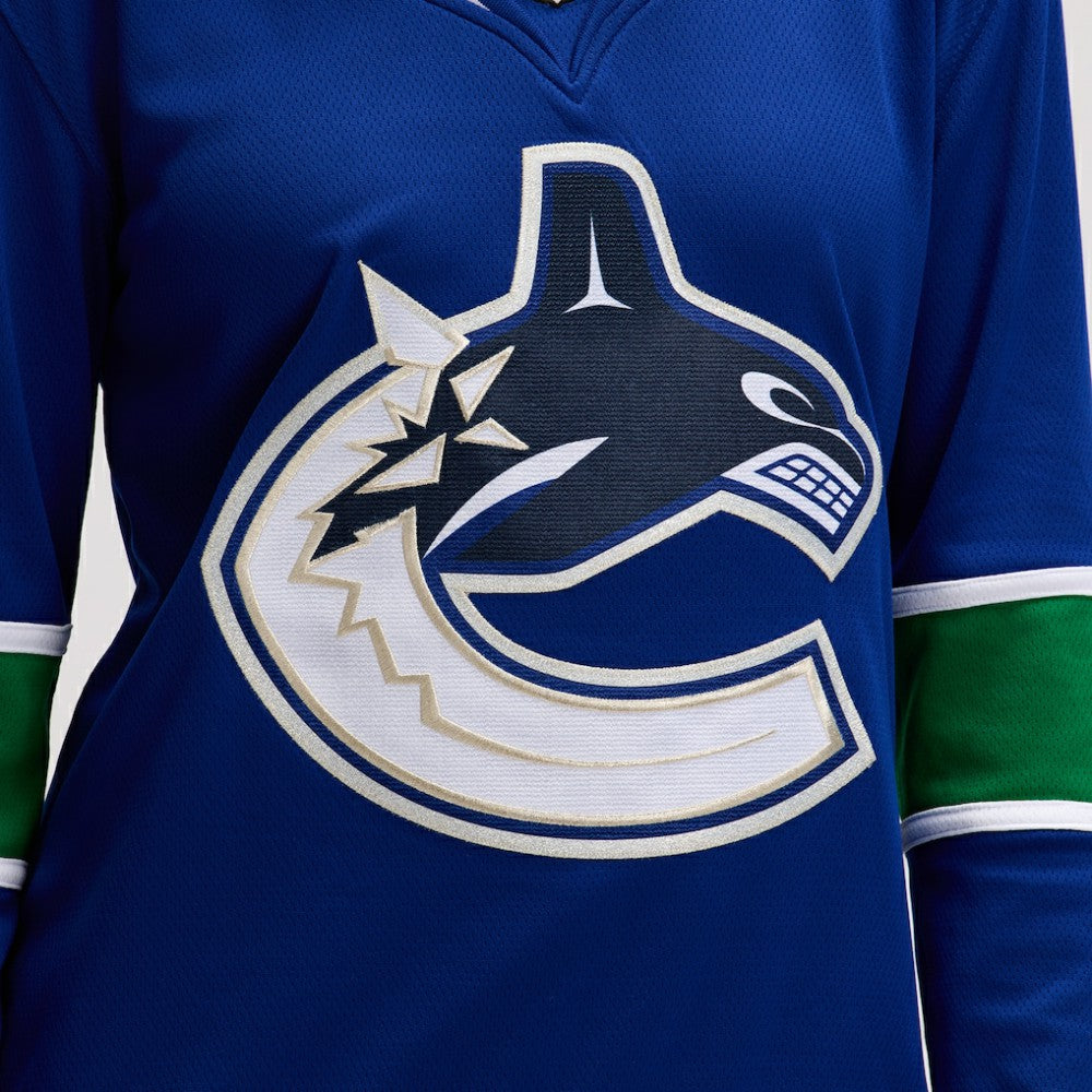 Vancouver Canucks Fanatics Women's Premier Breakaway Jersey - Blue | Fanatics Lifestyle