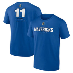 Kyrie Irving Dallas Mavericks Behind The Back Name & Number T-Shirt Blue