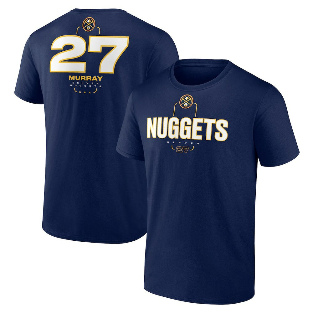 Jamal Murray Denver Nuggets Behind The Back Name & Number T-Shirt Navy
