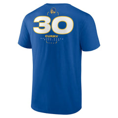 Stephen Curry Golden State Warriors Behind The Back Name & Number T-Shirt Royal