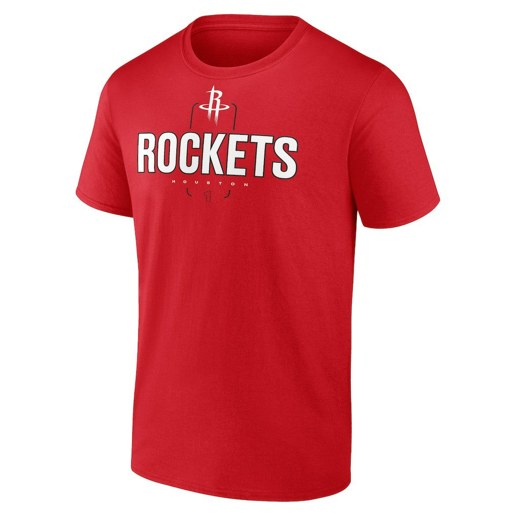 Amen Thompson Houston Rockets Behind The Back Name & Number T-Shirt Red