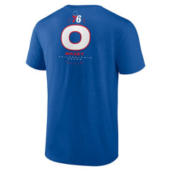 Tyrese Maxey Philadelphia 76ers Behind The Back Name & Number T-Shirt Royal