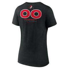 Scoot Henderson Portland Trail Blazers Women's Behind The Back Name & Number V-Neck T-Shirt Black