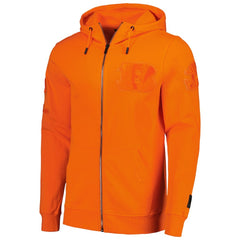 Cincinnati Bengals Pro Standard Triple Tonal Full-Zip Hoodie - Orange - NFL