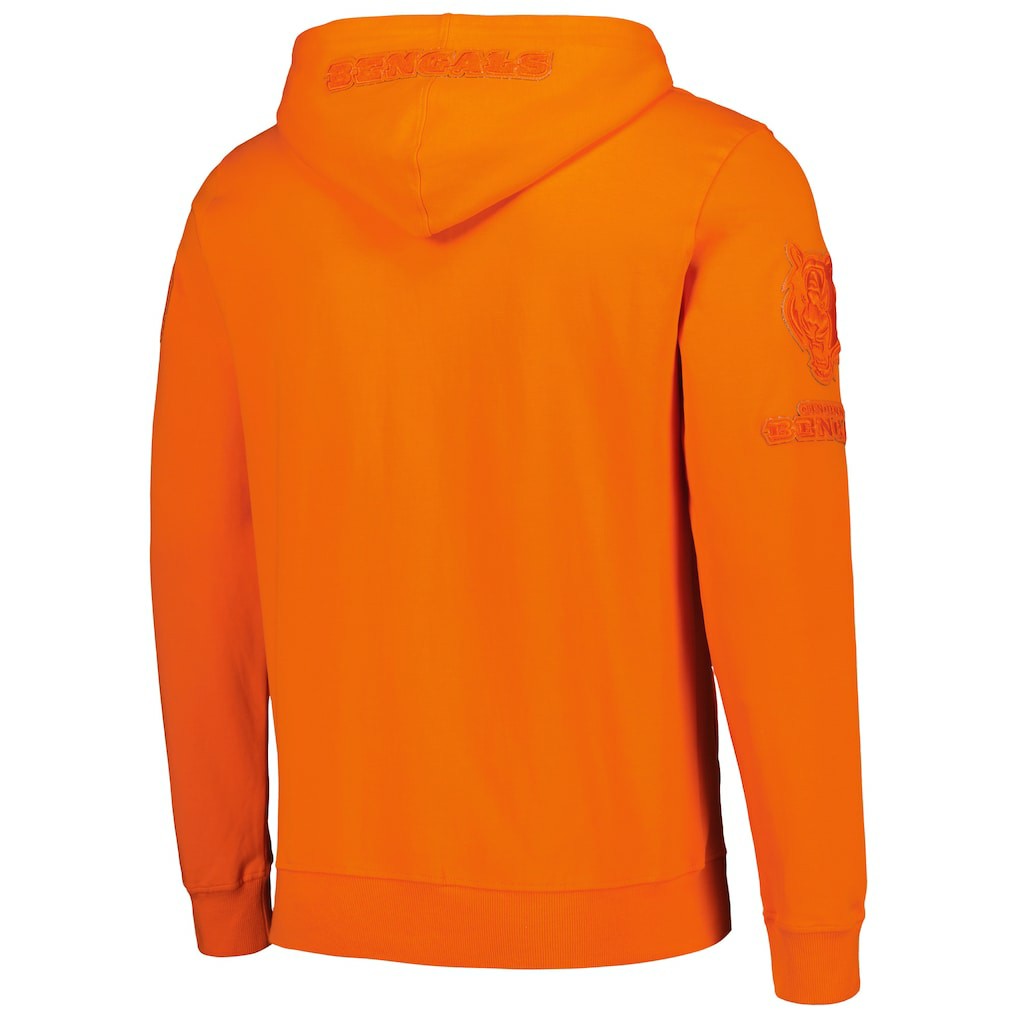 Cincinnati Bengals Pro Standard Triple Tonal Full-Zip Hoodie - Orange - NFL