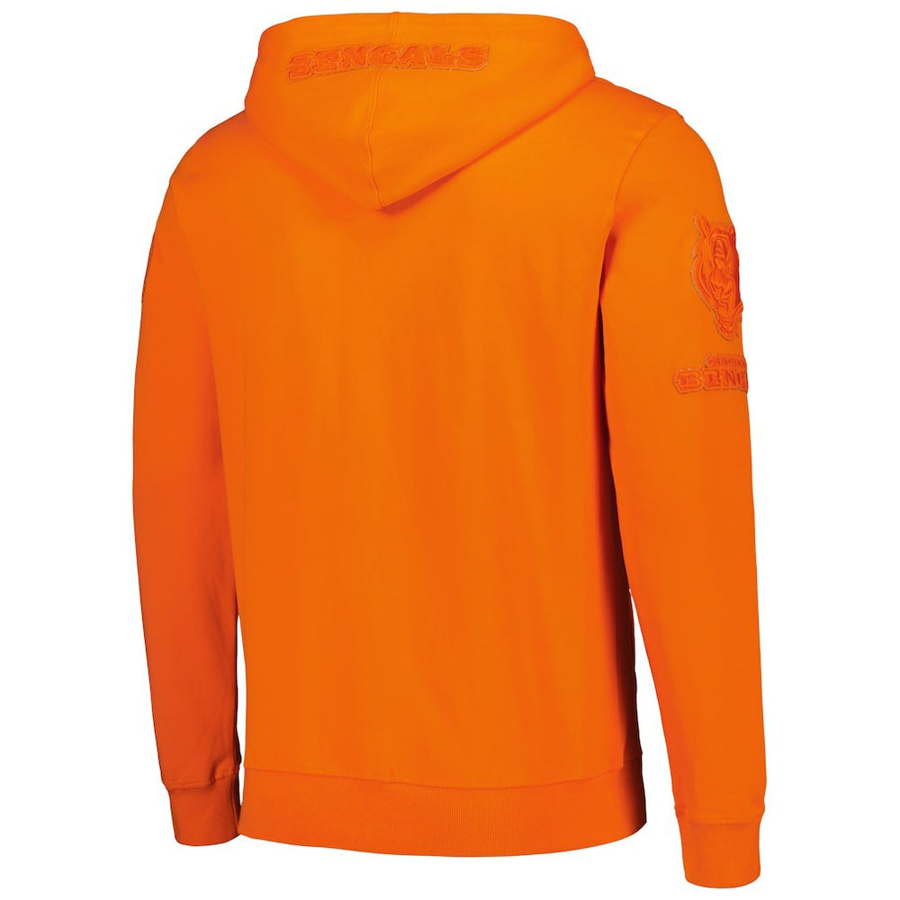 Cincinnati Bengals Pro Standard Triple Tonal Full-Zip Hoodie - Orange - NFL