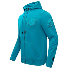 Miami Dolphins Pro Standard Triple Tonal Full-Zip Hoodie - Aqua - NFL