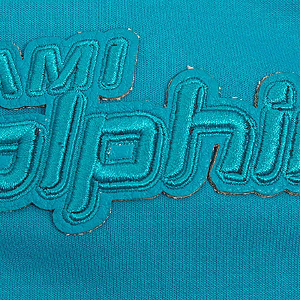 Miami Dolphins Pro Standard Triple Tonal Full-Zip Hoodie - Aqua - NFL