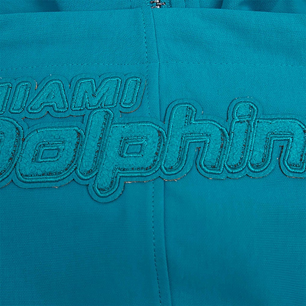 Miami Dolphins Pro Standard Triple Tonal Full-Zip Hoodie - Aqua - NFL