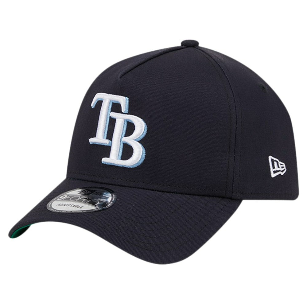 Tampa Bay Rays New Era Team Color A-Frame 9FORTY Adjustable Hat for sale