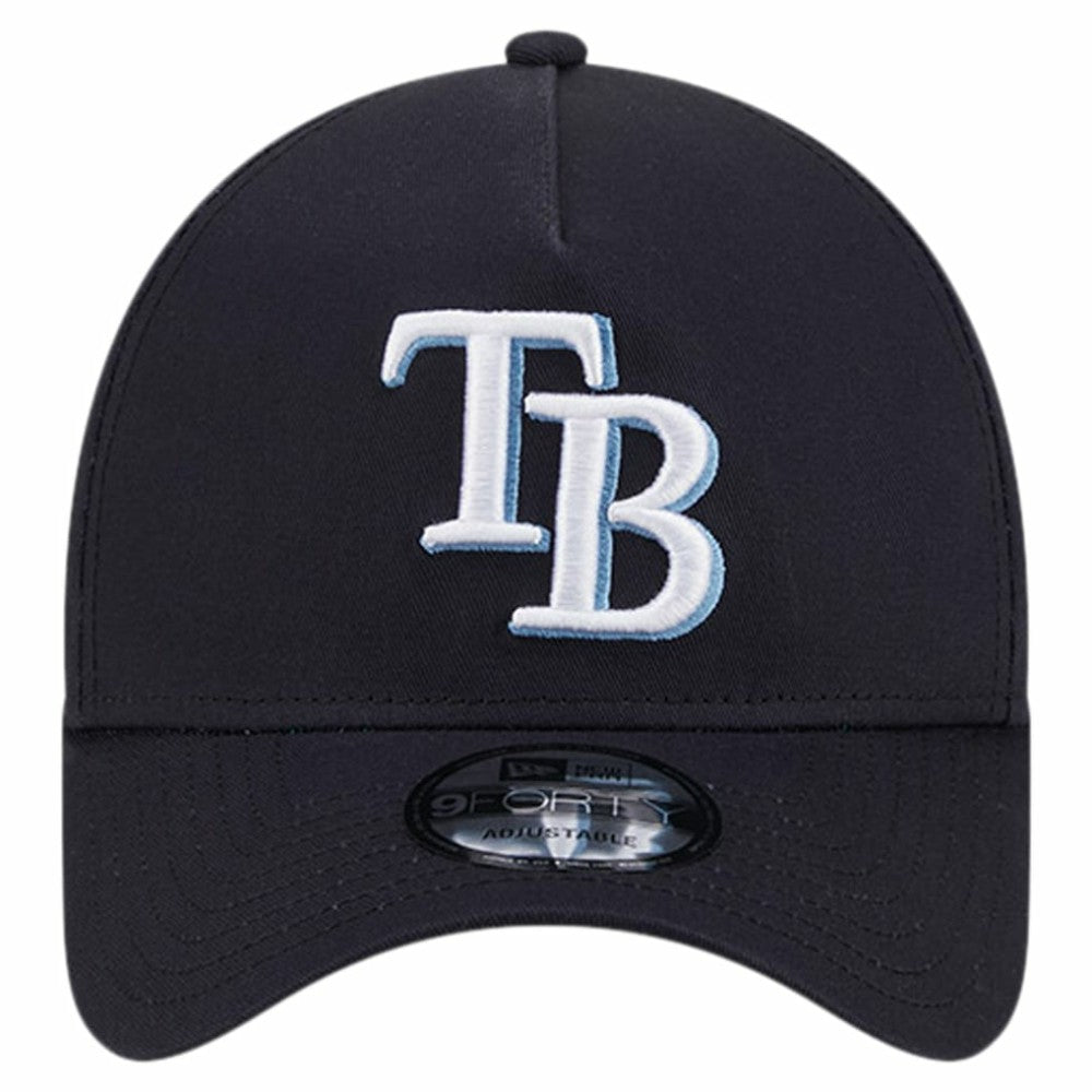 Tampa Bay Rays New Era Team Color A-Frame 9FORTY Adjustable Hat for sale