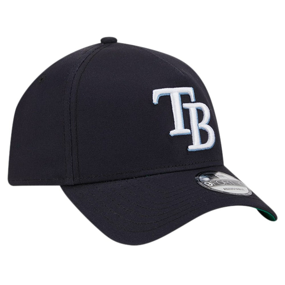 Tampa Bay Rays New Era Team Color A-Frame 9FORTY Adjustable Hat for sale