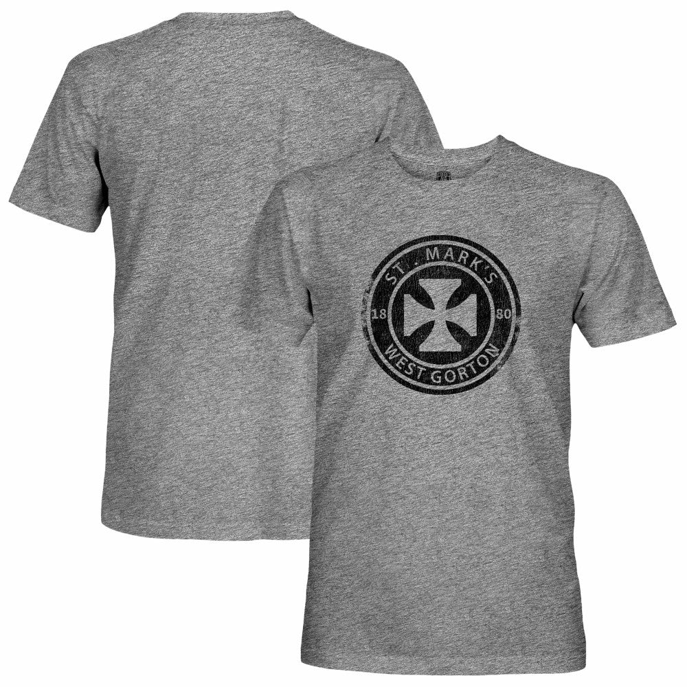 Manchester City 1863FC Retro St. Marks T-Shirt Heather Gray