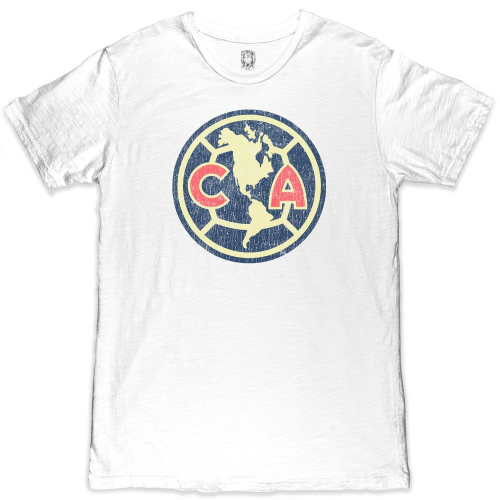 Club America 1863FC Color Crest Slub T-Shirt White