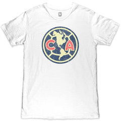 Club America 1863FC Color Crest Slub T-Shirt White