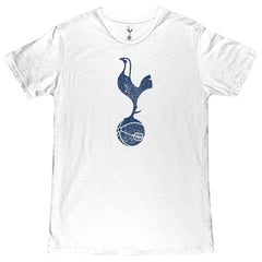 Tottenham Hotspur 1863FC Mono Crest Slub T-Shirt White