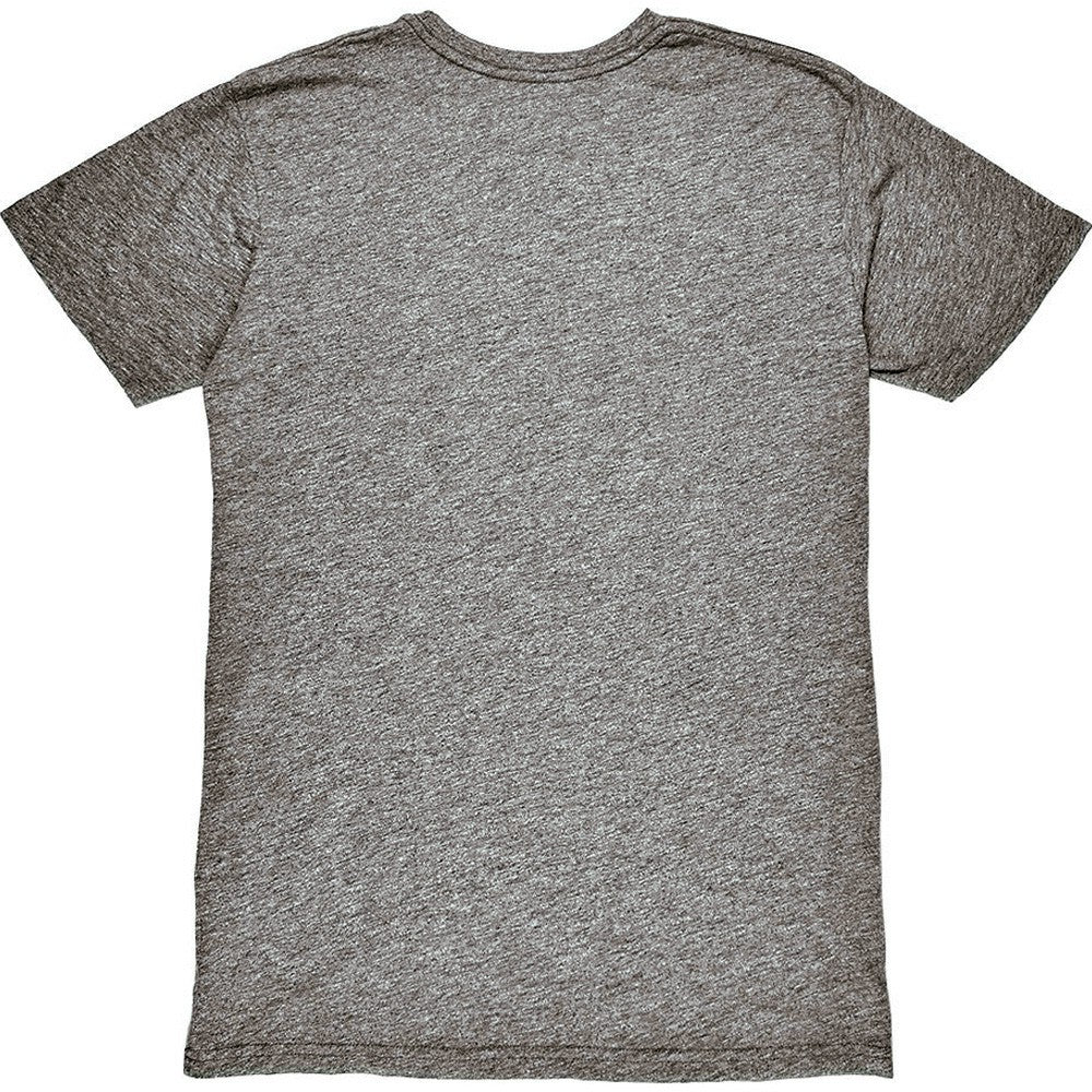 Club America 1863FC Retro Crest Twisted Tri-Blend Slub T-Shirt Heather Gray