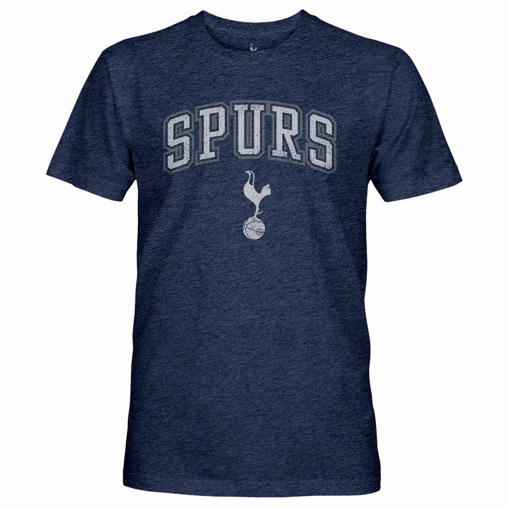 Tottenham Hotspur 1863FC Wordmark Twisted Tri-Blend Slub T-Shirt Heather Navy