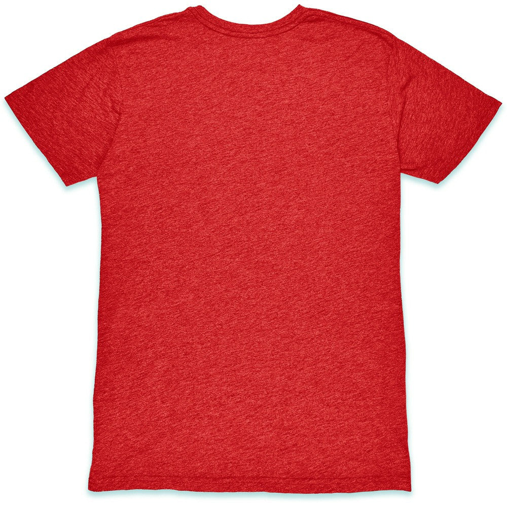 Barcelona 1863FC Mono Crest Twisted Tri-Blend Slub T-Shirt Red