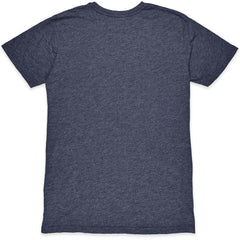Barcelona 1863FC Front Back Date Twisted Tri-Blend T-Shirt Heather Navy