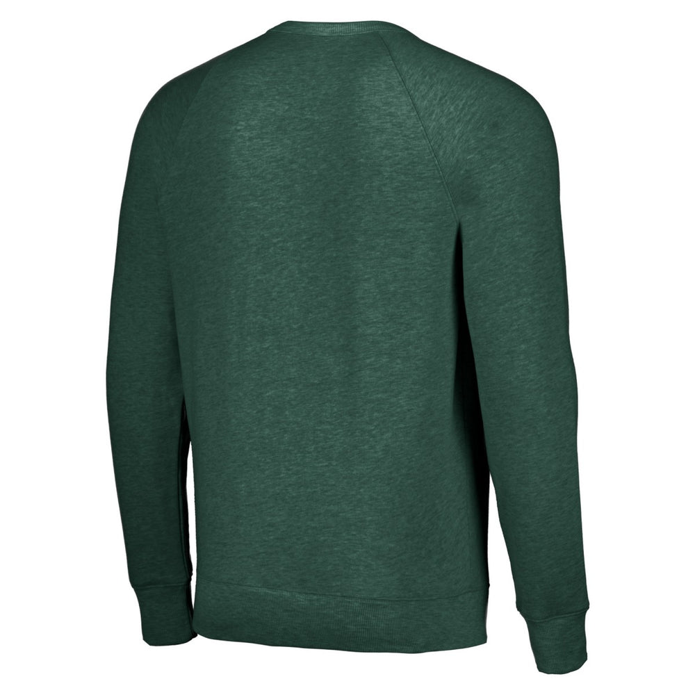 Milwaukee Bucks Homage Unisex Holiday Raglan Pullover Sweatshirt Hunter Green
