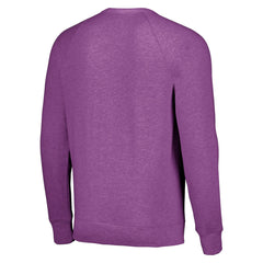 Phoenix Suns Homage Unisex Holiday Tri-Blend Raglan Pullover Sweatshirt Purple