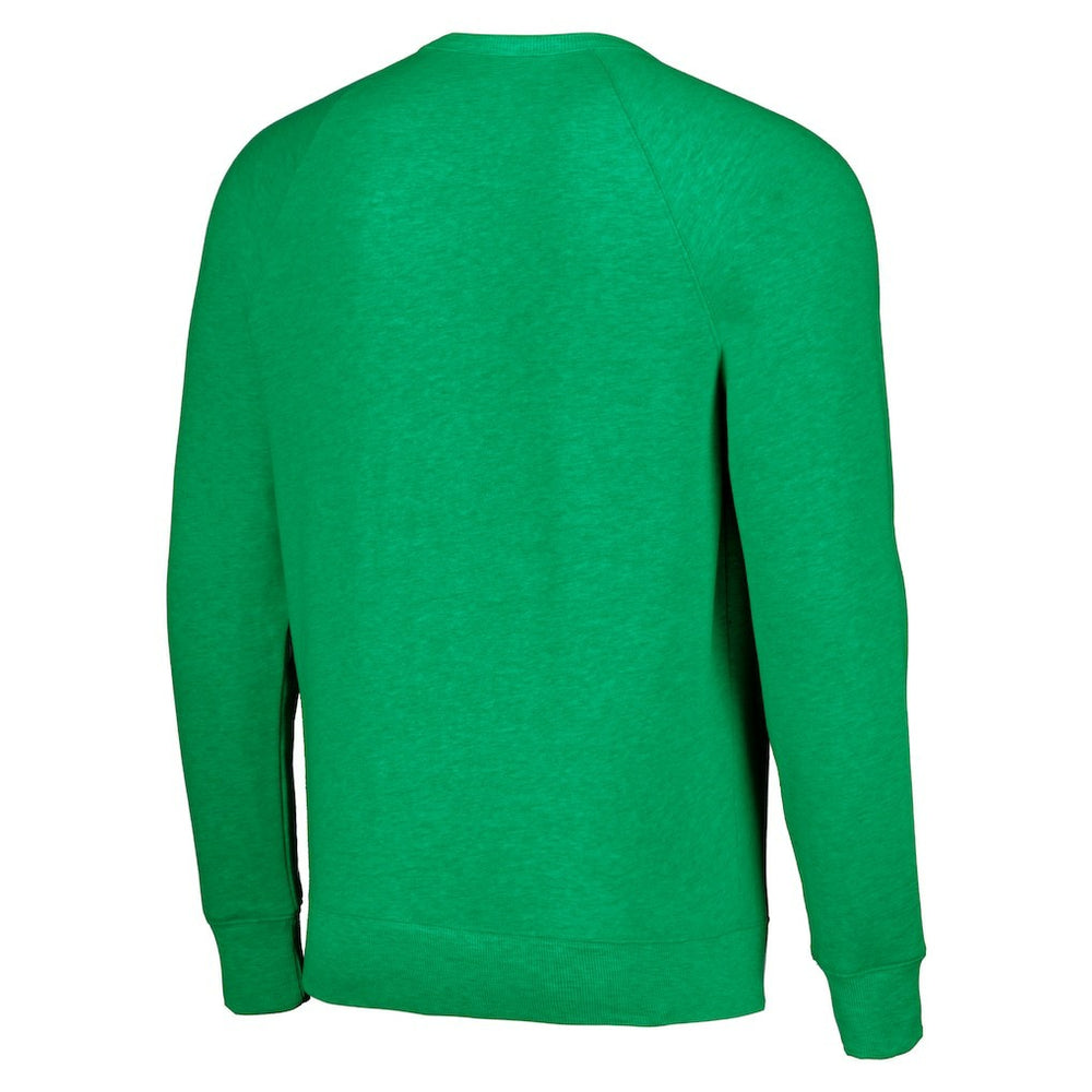 Boston Celtics Homage Unisex Holiday Raglan Pullover Sweatshirt Kelly Green