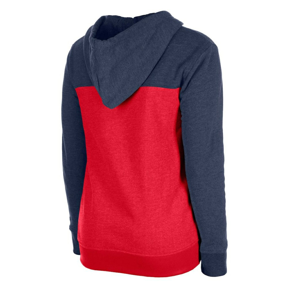 Minnesota Twins New Era Women's Color Block Full-Zip Hoodie Jacket Outlet