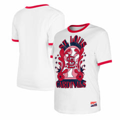 St. Louis Cardinals New Era Women's Oversized Ringer T-Shirt Near Me