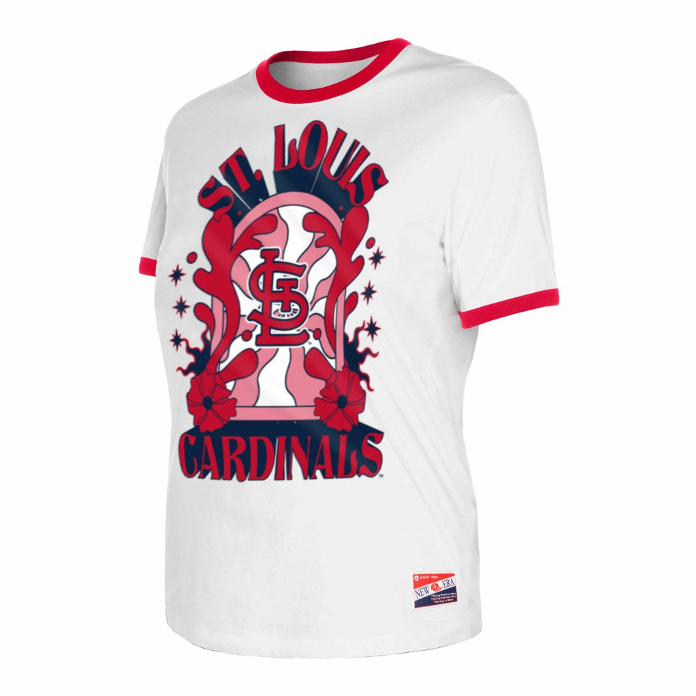 St. Louis Cardinals New Era Women's Oversized Ringer T-Shirt Near Me