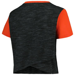 San Francisco Giants New Era Women's Plus Size Crossover Back Cropped T-Shirt Sale