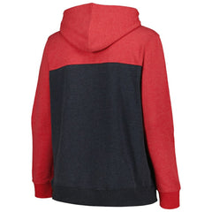 St. Louis Cardinals New Era Women's Plus Size Color Block Full-Zip Hoodie Online