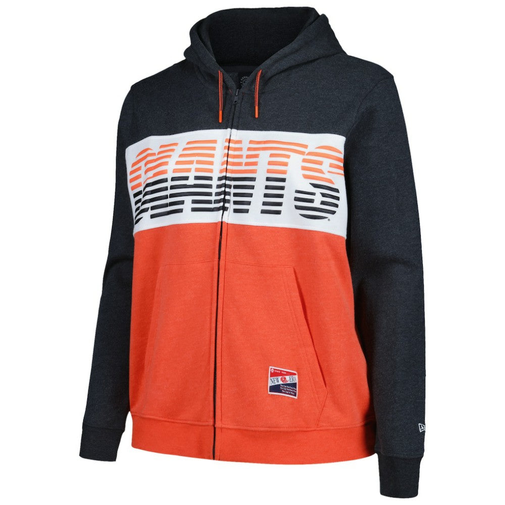 San Francisco Giants New Era Women's Plus Size Color Block Full-Zip Hoodie for sale