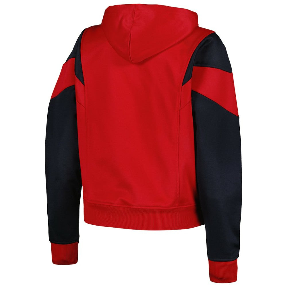 St. Louis Cardinals New Era Women's Color Block Fleece Quarter-Zip Hoodie Near Me