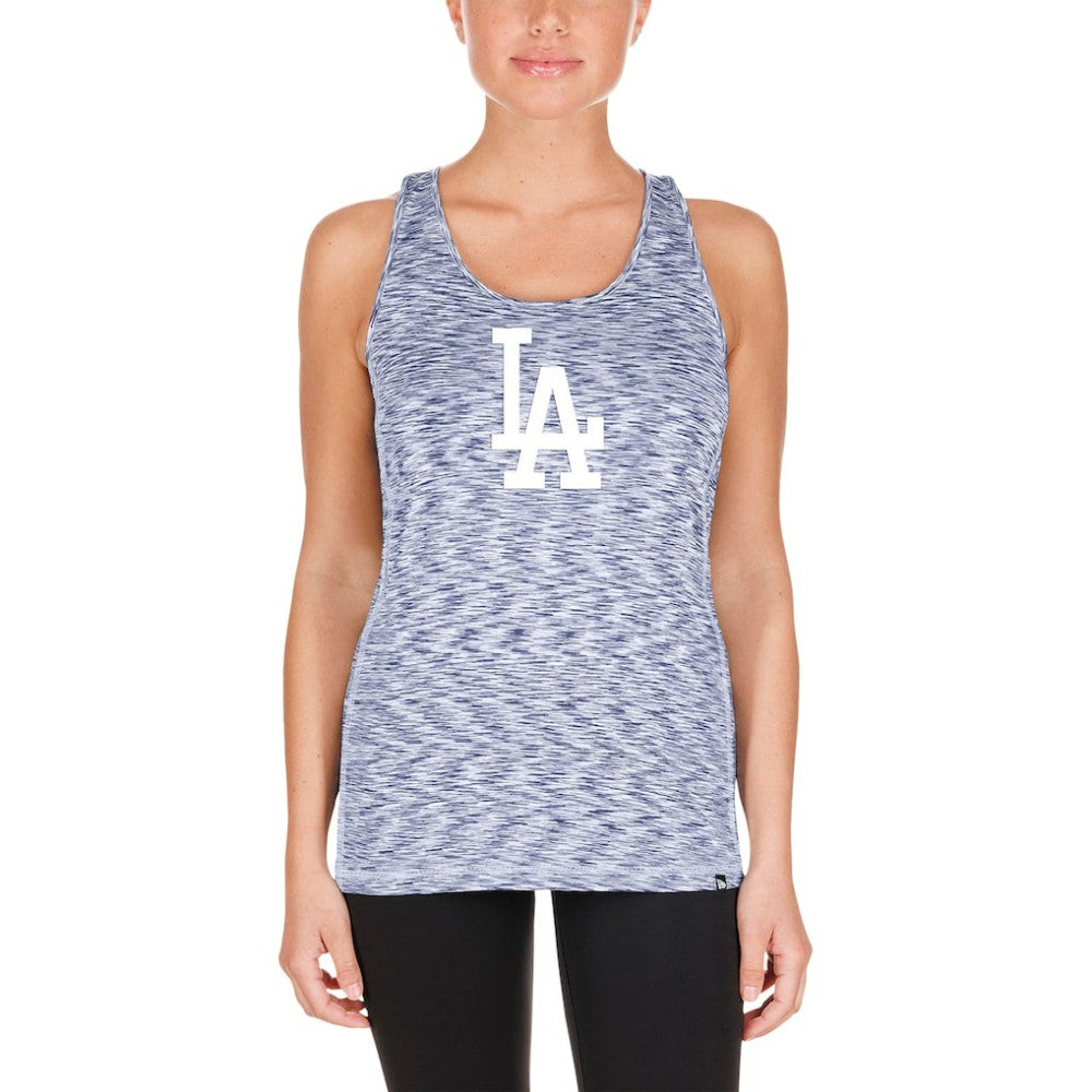 Los Angeles Dodgers New Era Women's Space Dye Keyhole Back Tank Top Outlet