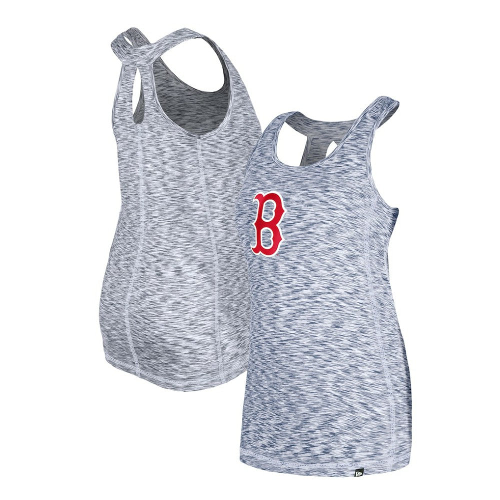 Boston Red Sox New Era Women's Space Dye Keyhole Back Tank Top Discount
