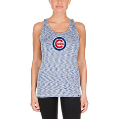 Chicago Cubs New Era Women's Space Dye Keyhole Back Tank Top Discount
