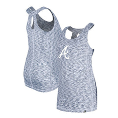 Atlanta Braves New Era Women's Space Dye Keyhole Back Tank Top for sale