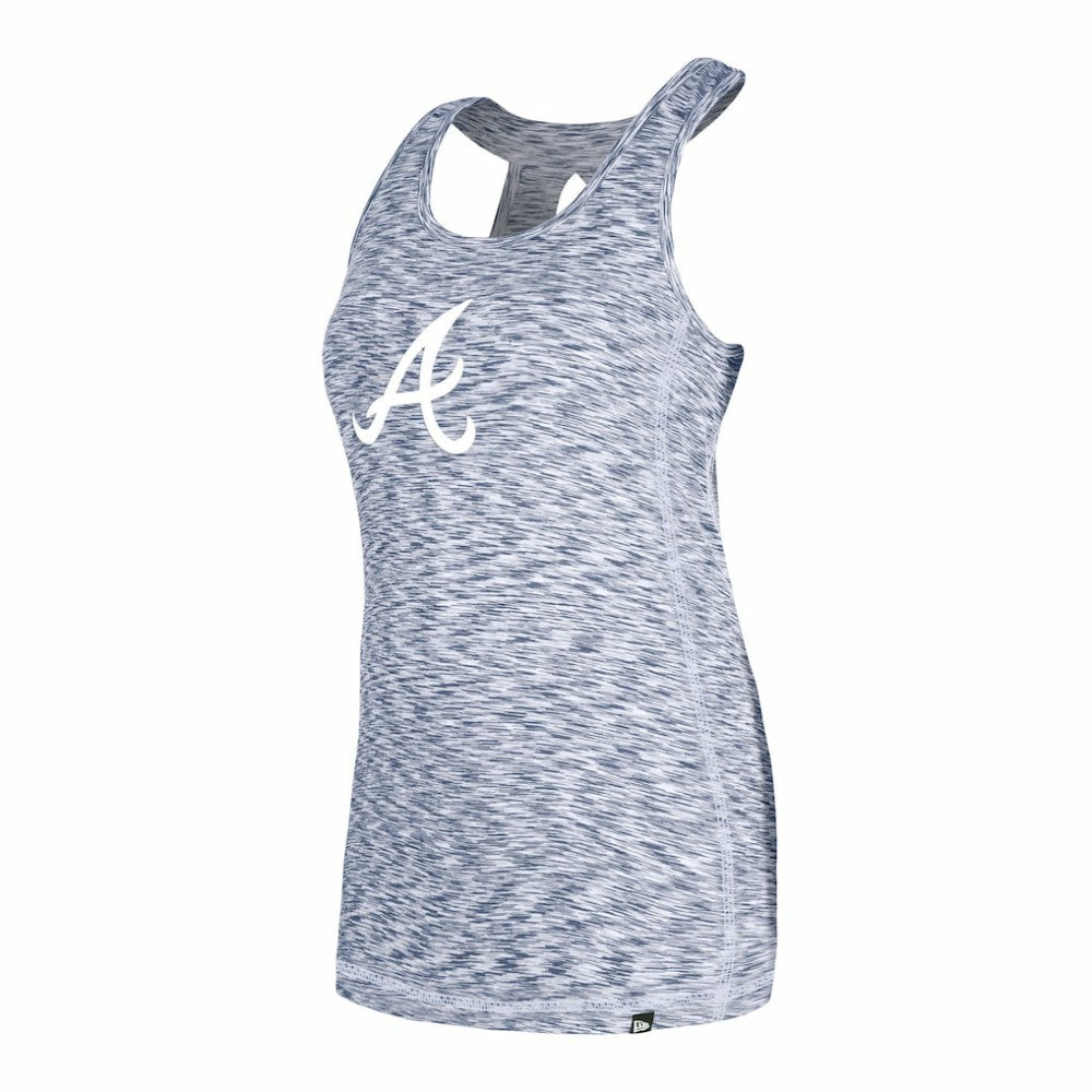 Atlanta Braves New Era Women's Space Dye Keyhole Back Tank Top for sale