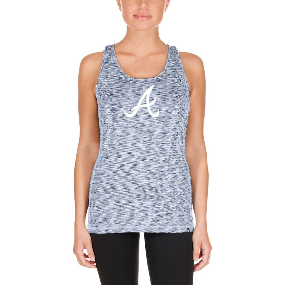 Atlanta Braves New Era Women's Space Dye Keyhole Back Tank Top for sale