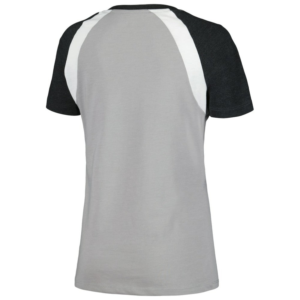Chicago White Sox New Era Women's Heathered Raglan V-Neck T-Shirt Online