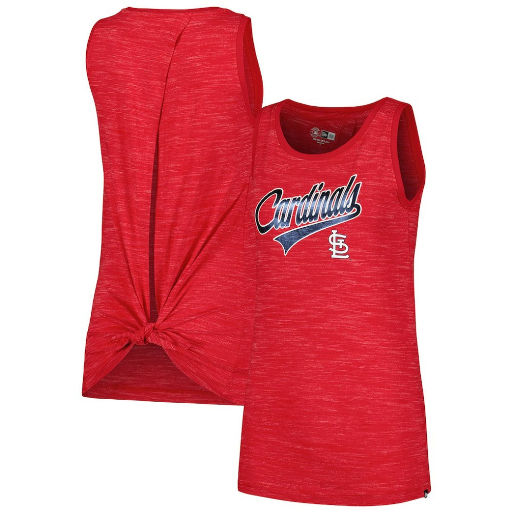 St. Louis Cardinals New Era Women's Space-Dye Active Tank Top Outlet